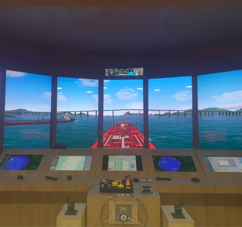 Cabine do simulador FULL MISSION